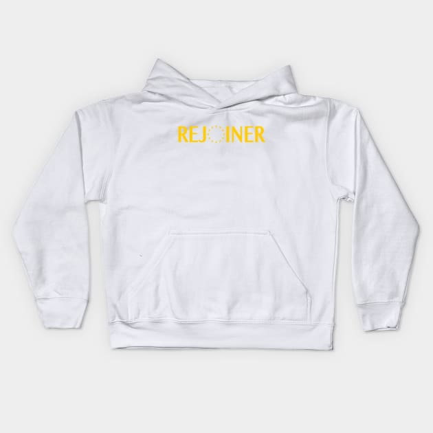 Rejoiner - Lets rejoin the EU after Brexit Kids Hoodie by bullshirter